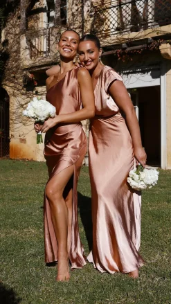 LILYWHYT Sale Evening|Sale Dresses^Victoria Maxi Dress - Clay