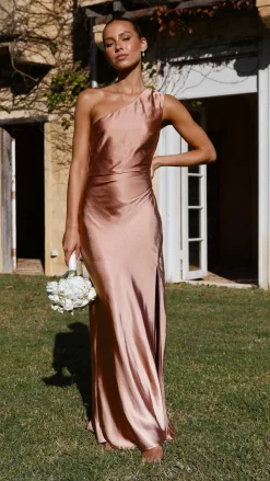 LILYWHYT Sale Evening|Sale Dresses^Victoria Maxi Dress - Clay