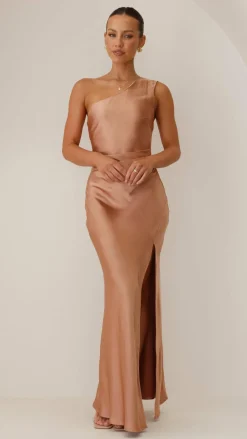 LILYWHYT Sale Evening|Sale Dresses^Victoria Maxi Dress - Clay