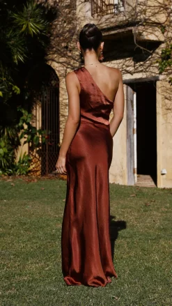 LILYWHYT Mon Cheri|Dresses^Victoria Maxi Dress - Rust