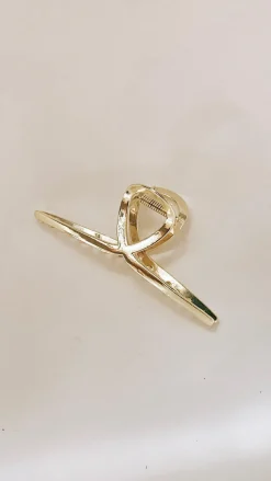 Your Accessory Shop Hair Accessories|Bump Friendly^Wallia Claw Clip - Gold