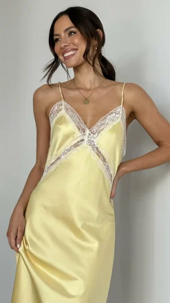 LILYWHYT Sale Dresses|Bump Friendly^Westley Maxi Dress - Yellow