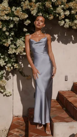 Alive Girl Je T'Aime|Dresses^Willow Maxi Dress - Steel Blue