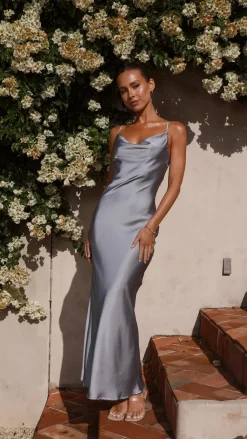 Alive Girl Je T'Aime|Dresses^Willow Maxi Dress - Steel Blue