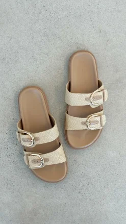 Billini Billini|Sandals & Slides^Wilmer Slides - Natural Raffia