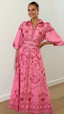 Bubblegum Dresses|Maxi^Xander Long Sleeve Maxi Dress - Mulberry