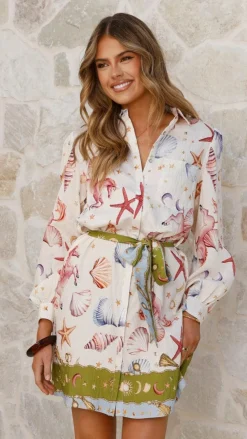 Iris Maxi Dresses|Mini^Xara Mini Dress - Ethereal Print