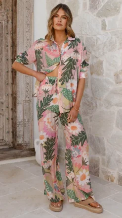 Burans Sets|Bottoms^Xiana Pants - Tropical Print