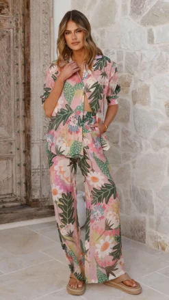 Burans Sets|Bottoms^Xiana Pants - Tropical Print
