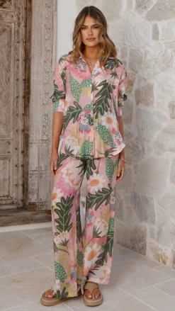 Burans Sets|Bottoms^Xiana Pants - Tropical Print