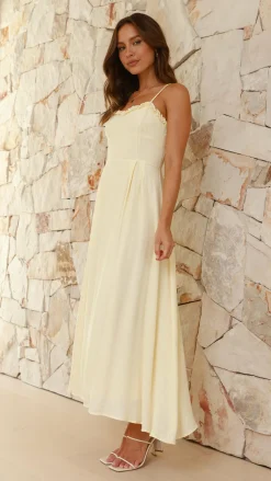 Pink Diamond Dresses|Maxi^Xylia Maxi Dress - Yellow