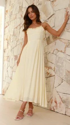 Pink Diamond Dresses|Maxi^Xylia Maxi Dress - Yellow