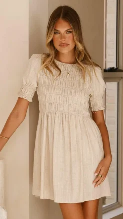 YH AND CO Dresses|Mini^Yana Mini Dress - Beige