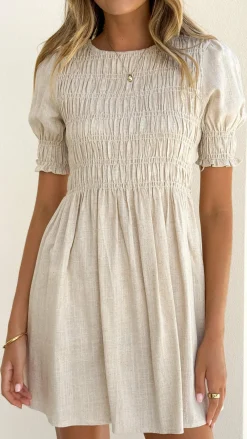 YH AND CO Dresses|Mini^Yana Mini Dress - Beige