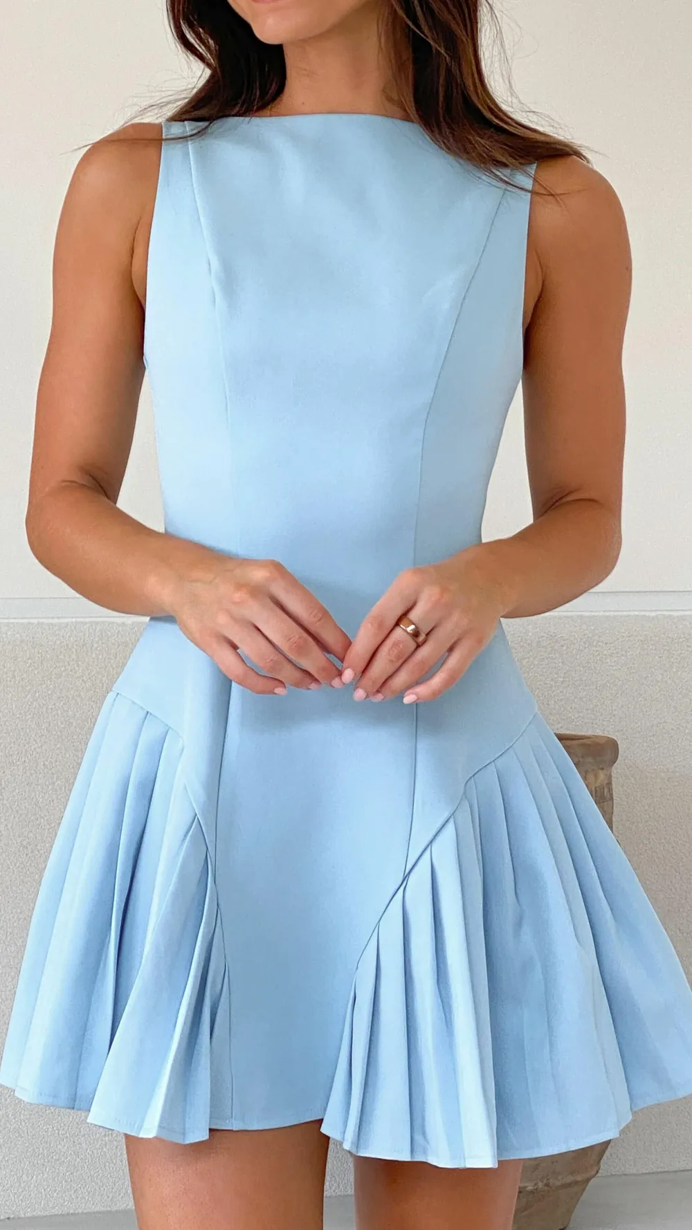 SASHA (BNE) Dresses|Mini^Yesim Mini Dress - Blue