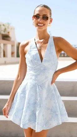 SASHA (BNE) Sale Dresses^Zaidin Mini Dress - Blue Floral
