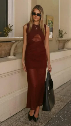 SASHA (BNE) Dresses|Maxi^Zarah Maxi Dress - Cherry