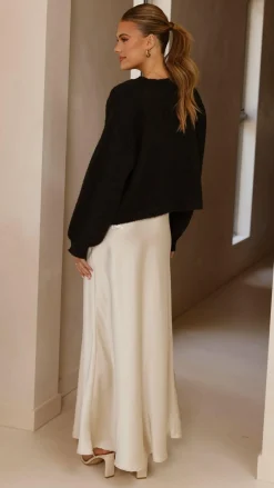 LILYWHYT Knit Tops|Knitwear^Zelara Knit Cardigan - Black
