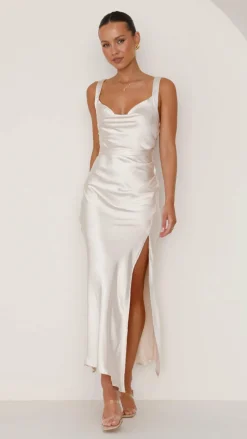 LILYWHYT Mon Cheri|Dresses^Zendaya Maxi Dress - Champagne