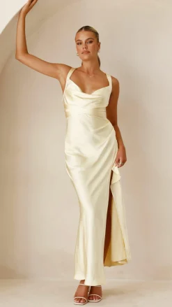 LILYWHYT Mon Cheri|Dresses^Zendaya Maxi Dress - Yellow