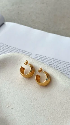 Your Accessory Shop Earrings|Mon Cheri^Ziggy Earrings - Gold