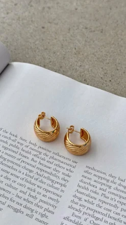 Your Accessory Shop Earrings|Mon Cheri^Ziggy Earrings - Gold